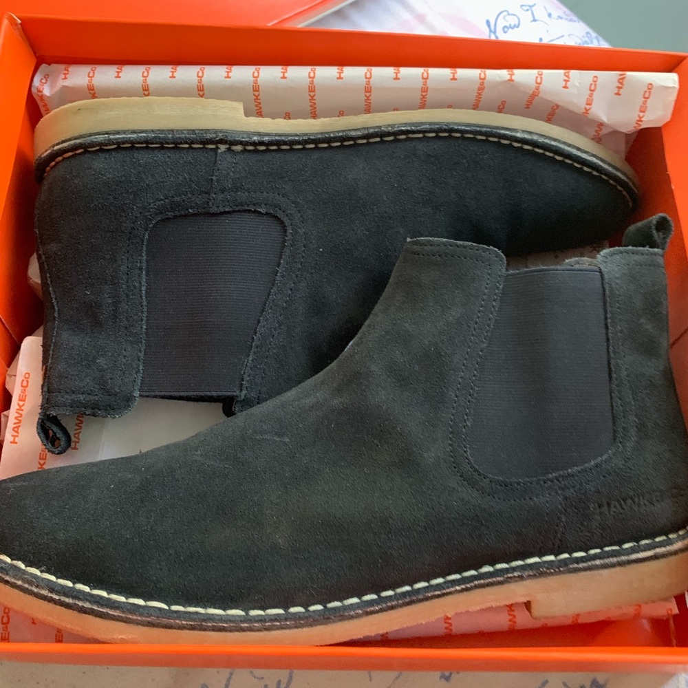 HAWKE&CO Leather Boots